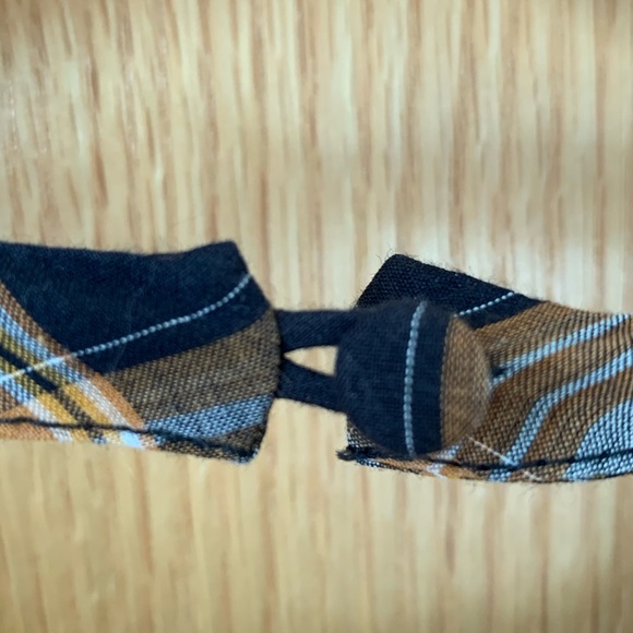 MADEWELL Plaid Tie Front Keyhole Top - Picture 8 of 8